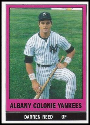 1986 TCMA Albany Colonie Yankees 23 Darren Reed